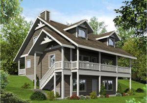 House Plans for Sloping Lots In the Rear Architectural Designs Sloping Lot House Plan 35507gh Gives