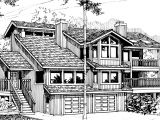 House Plans for Sloping Lots In the Rear Rear View Sloping Lot House Plans