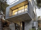House Plans for Steep Sloping Lots Steep Slope Home Design Goes Vertical Just Like Trees