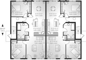 House Plans for Two Family Home Lehigh Multi Family Fourplex Plan 032d 0591 House Plans