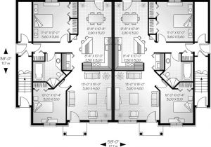 House Plans for Two Family Home Marland Multi Family Fourplex Plan 032d 0380 House Plans