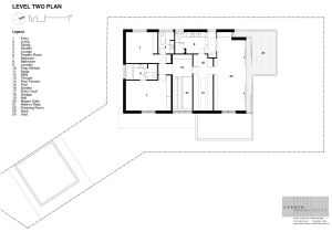 House Plans for Water Views Second Floor Plan Of Contemporary House Design with