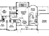 House Plans for Wide but Shallow Lots Foxridge Country Ranch Home Plan 007d 0136 House Plans