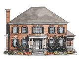 House Plans Georgian Style Homes Georgian House Plan with 3380 Square Feet and 4 Bedrooms S