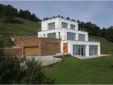 House Plans On Hill Slopes Homes On A Slope Minimalist Contemporary House In