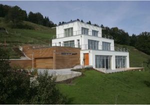 House Plans On Hill Slopes Homes On A Slope Minimalist Contemporary House In