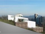 House Plans On Hill Slopes Mcm Design Contemporary House Plan 5
