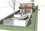 House Plans On Hill Slopes the Architectmodern House Plan for A Land with A Big