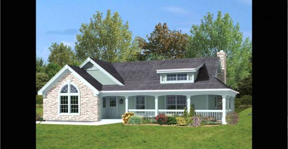 House Plans One Level with Wrap Around Porch One Level House Plans with Wrap Around Porch