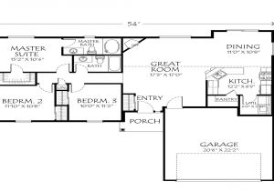 House Plans Open Floor Layout One Story Best One Story Floor Plans Single Story Open Floor Plans