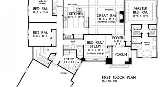 House Plans Open Floor Layout One Story One Story House Plans with Split Master and Open Concept