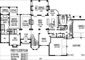 House Plans Over 10000 Sq Ft 10000 Square Foot Cool House Floor Plans 6 Bedroom 2 Story