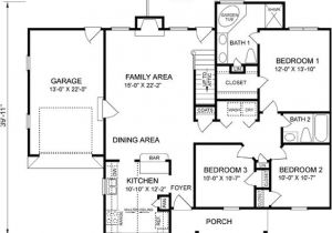 House Plans Under 1400 Sq Ft 3br 2ba On A Single Level Under 1400 Sq Ft House Plans