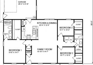 House Plans Under 1400 Square Feet Traditional Style House Plan 3 Beds 2 Baths 1400 Sq Ft