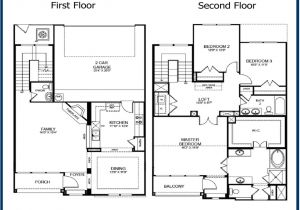 House Plans with 2 Bedrooms On First Floor 2 Story 3 Bedroom Floor Plans 2 Story Master Bedroom