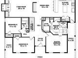 House Plans with 3 Bedrooms 2 Baths 654173 One Story 3 Bedroom 2 Bath Country Style House