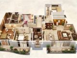 House Plans with Big Bedrooms 25 Three Bedroom House Apartment Floor Plans