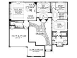 House Plans with Courtyards In Center Hacienda House Plans Center Courtyard