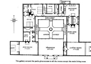 House Plans with Courtyards In Center Spanish Mission Style Courtyard Home Books Worth