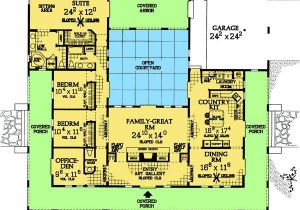 House Plans with Courtyards In Center with Center Courtyard House Designs Best Site Wiring Harness