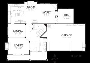 House Plans with Double Sided Fireplace Craftsman House Plan 22113a the Clairborne 2977 Sqft 4
