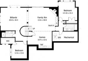 House Plans with Double Sided Fireplace Two Sided Fireplace Design 14355rk Architectural