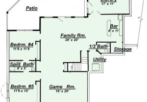 House Plans with Finished Walkout Basements House Plans with Finished Basement Smalltowndjs Com