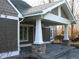 House Plans with Front Porch Columns Craftsman Style Front Porch Columns