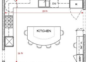 House Plans with Large Kitchen island 17 Best Ideas About Kitchen Floor Plans On Pinterest