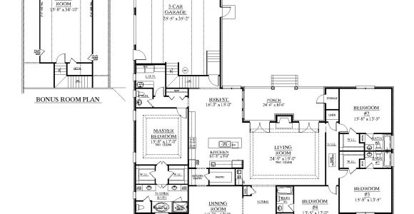 House Plans with Large Kitchens and Pantry southern Heritage Home Designs House Plan 3014 A the