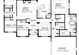 House Plans with Living Room and Family Room One Story House Plans without Dining Room Home Deco Plans