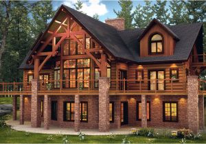 House Plans with Pictures Of Real Houses Hybrid Log and Timber Frame Style In the Copper House