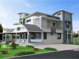 House Plans with Pictures Of Real Houses Modern Unique Style Villa Design Kerala Home Design and