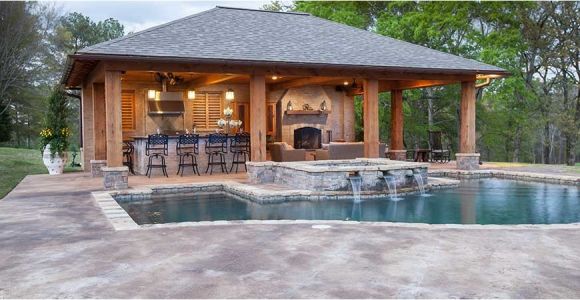 House Plans with Pool and Outdoor Kitchen Pool House Designs Outdoor solutions Jackson Ms