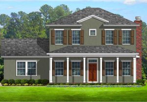 House Plans with Porches On Front and Back Colonial with Front and Back Porches 82099ka