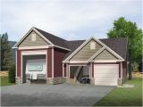 House Plans with Rv Storage attached Rv Garage with Two Car Garage and Unfinished Loft Above