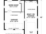 House Plans with Rv Storage Boat Rv Garage 1753 1 Bedroom and 1 5 Baths the House