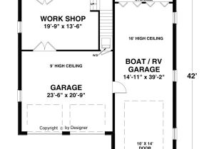 House Plans with Rv Storage Boat Rv Garage 1753 1 Bedroom and 1 5 Baths the House