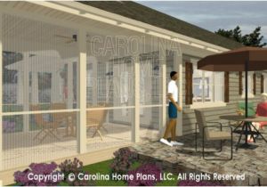 House Plans with Screened Back Porch 3d Images for Chp Sg 1248 Aa Small Country Ranch 3d