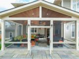 House Plans with Screened Back Porch Craftsman Style Screened Porch with Custom Flagstone