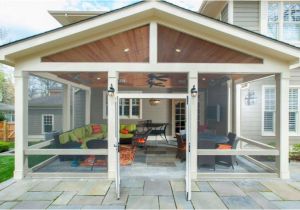 House Plans with Screened Back Porch Craftsman Style Screened Porch with Custom Flagstone