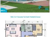 House Plans with Separate Kitchen Mp21 108m2 5m2 3 Bedrooms Separate Kitchen and Lounge