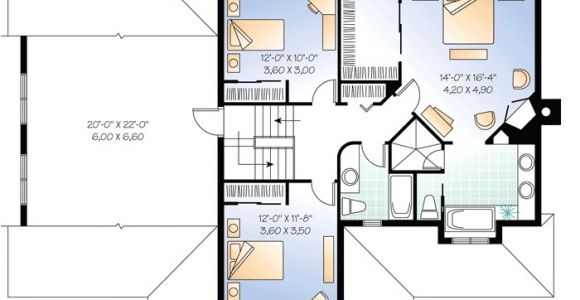 House Plans with Separate Office Entrance Home Office with Separate Entrance 21634dr