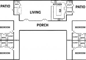 House Plans with U Shaped Kitchen U Shaped Ranch House Plans