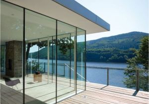 House Plans with Window Walls Modern German House Clad In Glass Offers Unabated Lake Views