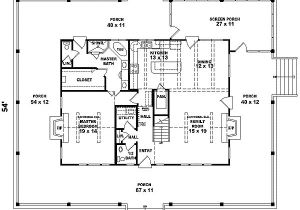 House Plans with Wrap Around Porch and Open Floor Plan Architectural Designs