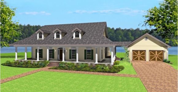 House Plans with Wrap Around Porch and Pool Single Story Ranch Style House Plans with Wrap Around
