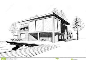 House Sketches Home Plans Excellent Modern Home Architecture Sketches On Home Design