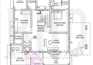 In Ground Home Plans Elevation and Floor Plan Of Contemporary Home Kerala