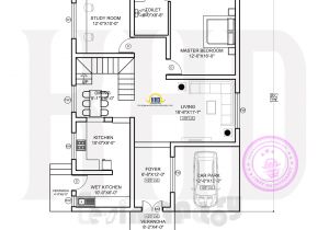 In Ground Home Plans Floor Plan Of Ultra Modern House Kerala Home Design and